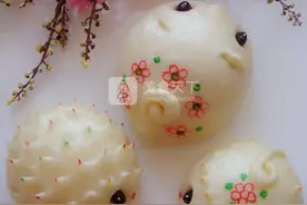 刺猬老鼠花样馒头图片