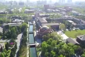 航拍校园-鸟瞰最新中国最高学府清华大学校园风光视频封面