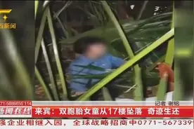 双胞胎女童从17楼坠落奇迹生还，意识清醒并无外伤，只是轻微骨折视频封面