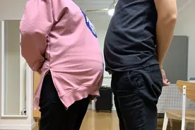 七个月孕妇不胖，老公胖。一包薯片只敢吃一片。真的馋。视频封面