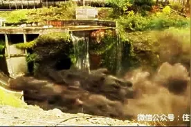 大坝爆破清淤泥堪比灾难片，震撼画面不忍直视！图片