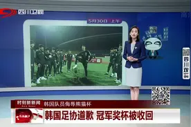 韩国队员侮辱熊猫杯 韩国足协道歉 冠军奖杯被收回视频封面