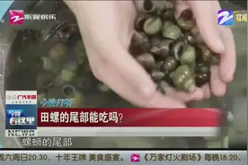 专家：田螺的尾部可以吃，但体质虚寒的人不建议吃