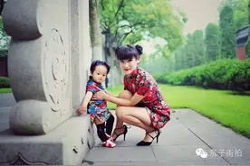 看浙里丨杭州母女穿旗袍出街美哭！你要不要试试？图片