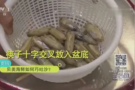 贝壳海鲜如何能快速吐沙呢？圈友各有妙招，看看大厨是如何处理的视频封面
