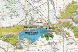 深圳大脑壳山将建山顶公园图片