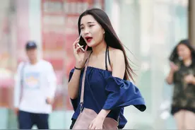 郑州持续高温天，街头美女清凉出行图片