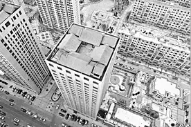 网友在大同航拍到“空中四合院”图片