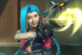 英雄联盟 暴走萝莉金克丝 cosplay正片图片