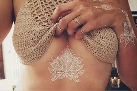 不敢刺青？12个印度绝美汉娜彩绘让你过足纹身瘾！图片
