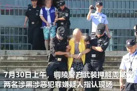 #扫黑 铜陵警方武装押解涉黑涉恶犯罪嫌疑人公开指认现场视频封面