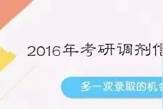 2016年考研调剂信息汇总（持续更新）图片