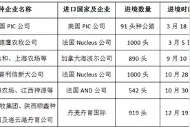 2015年我国进口种猪4442头 锐减近五成图片