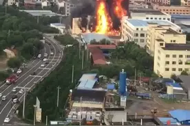 车间爆出一声巨响，金华一礼花厂被“点着”，浓烟十多公里外都能看到……图片