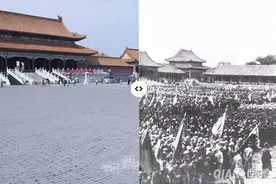今昔对比照回望历史，80年前的今天，我们永远不会忘记！图片