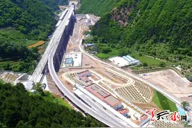 黄土高原上的绿色高铁——宝兰高铁创我国高铁建设新水平图片