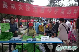 昆明市防震减灾局与度假区住建局联合开展防震减灾法治宣传进社区活动图片
