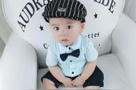 美丽童装，留下美好的童年，帅气男童礼服套装，给宝宝定制般的尊贵享受图片
