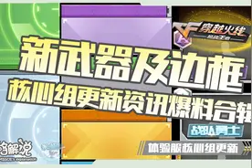 CF手游体验服米格：新武器及边框 核心组更新资讯爆料合辑视频封面