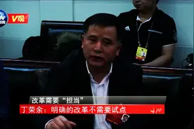 [V观]全国人大代表丁荣余：改革需要“担当” 明确的改革不需要试点视频封面