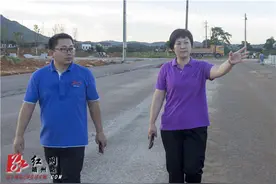 张远松调研靖州县庆项目建设情况图片