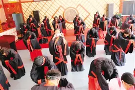台教师在陕西感受汉礼仪文化图片