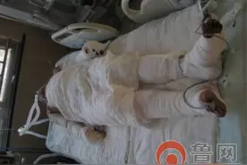 胶州中心医院救助被烧伤者提醒市民注意用气安全图片