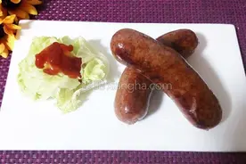 黑椒脆皮肠图片
