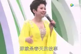 歌曲《春天的故事》现场带字幕，演唱：董图片