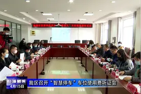 临淄区召开“智慧停车”车位使用费听证会图片