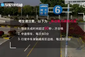 科目二侧方停车考试全过程演示，都在视频里了↓↓图片