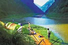泛舟山水间 骑行探秘洞 在江津清溪沟感受清凉之旅图片