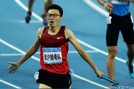 高清全运会男子4×400米接力，津沪赣粤队夺冠图片
