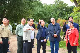 定西市双拥工作领导小组办公室调研古槐里生态大观园双拥示范点图片