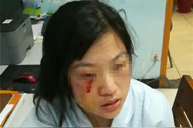 输液滴壶有空气？患者家属殴打护士致其缝7针图片