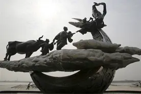 沉睡2000年 中国古代最大人工湖今日重现西安图片