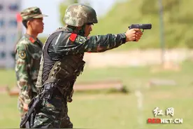 湖南首届“巅峰”特勤分队尖子比武竞赛开战 105名选手角逐图片