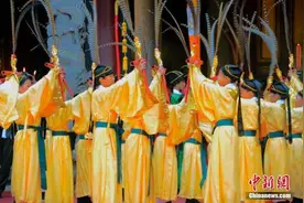 台北孔庙隆重举行祭孔大典图片