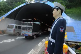 三亚仿真警察、仿真警车正式上高速路“执勤”图片