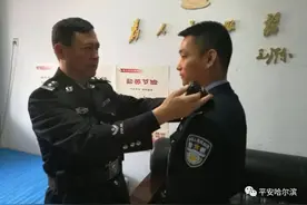 坚守执勤在一线岗位 “师徒”同行保一方平安图片