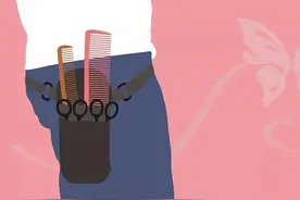 理发小哥的职业修养图片