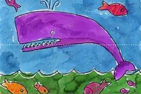 「图文教程」创意画之鲸鱼图片