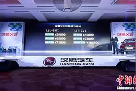 售价5.98万-10.68万 汉腾X5正式上市图片