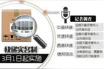 快递实名制实施首日调查：署名“番茄打卤”仍可寄件图片