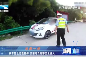 你知不知道你正在开车？母女两聊天太投入，在快车道走走停停视频封面