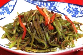 养生厨房健脾和胃“豉香扁豆丝”图片