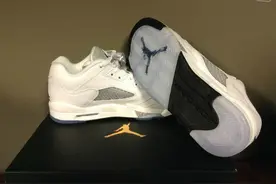 Air Jordan 5 Low GS “White/Wolf Grey” 即将发售图片