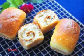 肉松小方包的做法图片