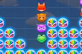 开心消消乐隐藏关卡+3运气裸三星过关视频封面