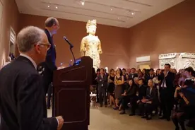 纽约举办亚洲艺术周 中国馆藏品展现生肖文化图片